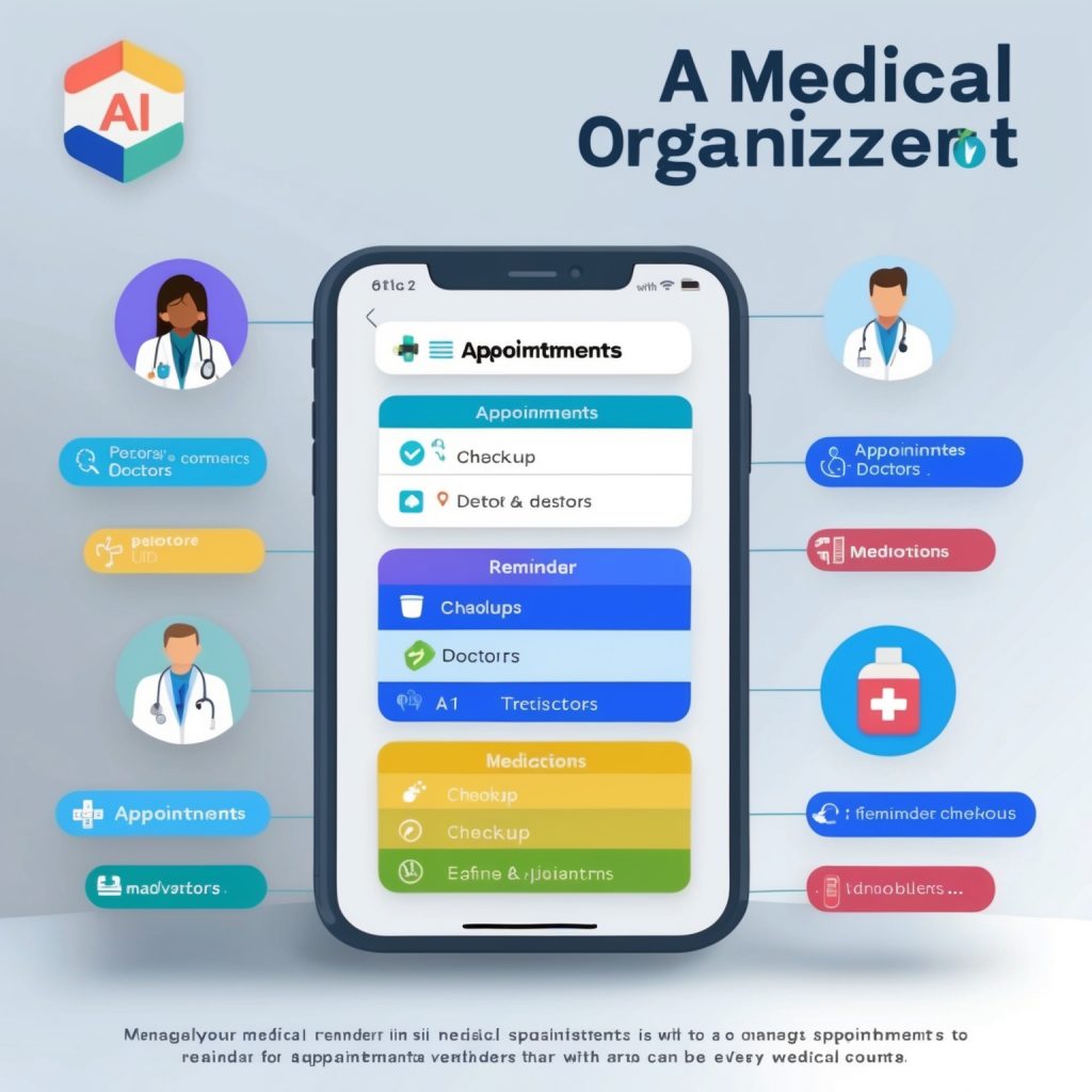 исскуственный интеллект для медицинского органайзера. Организация и напоминания обследований, врачах и лекарствах исскуственный интеллект для медицинского органайзера. Организация и напоминания обследований, врачах и лекарствах